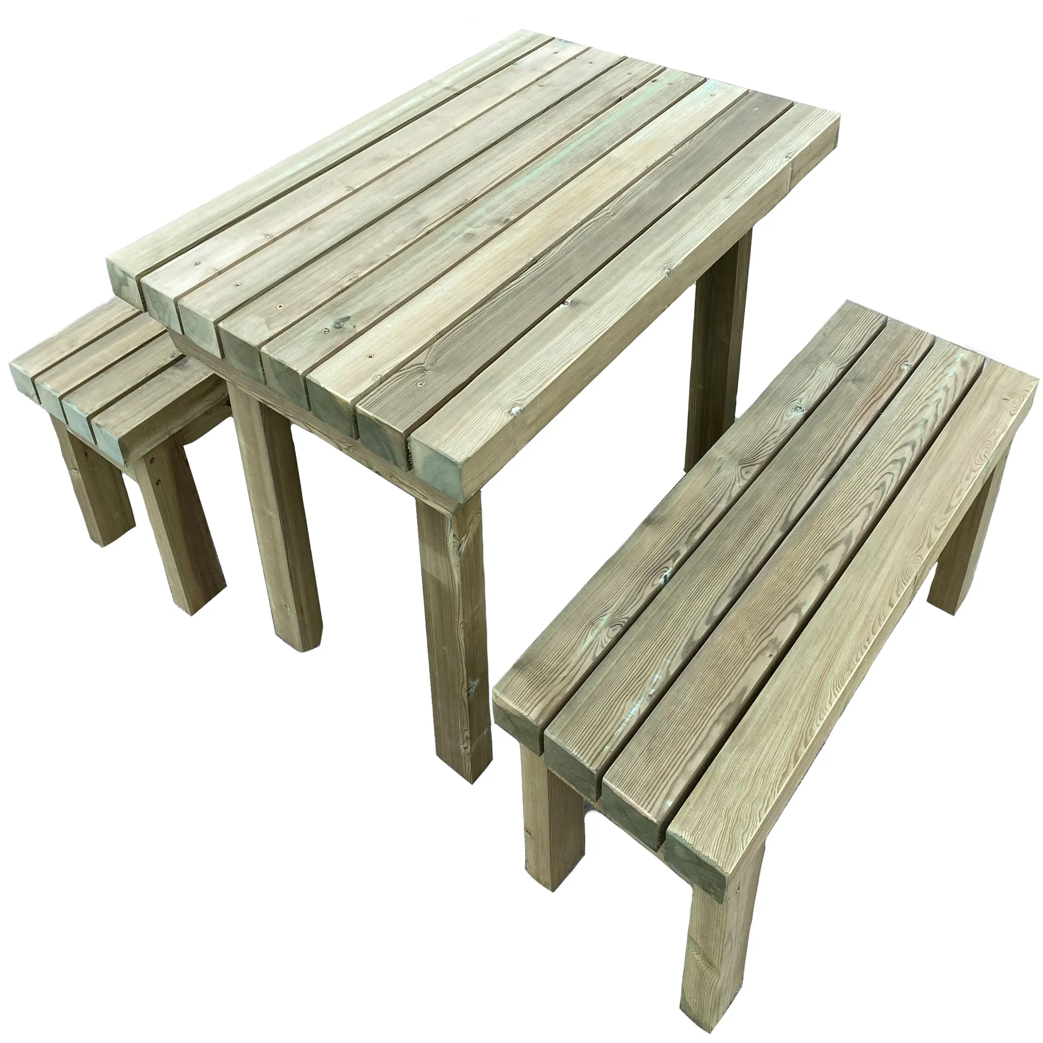 Premium Outdoor Table and Bench Set