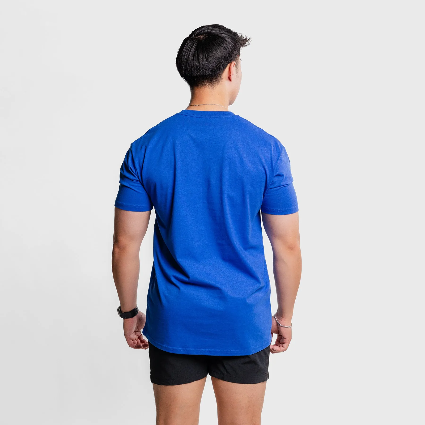 PRVN - STAPLE T-SHIRT - BLUE/WHITE