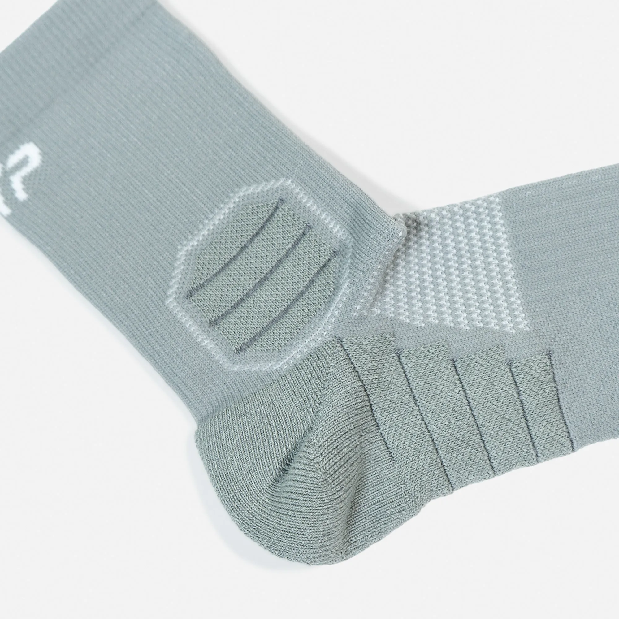 PTP TRAINING CREW SOCKS SILVER