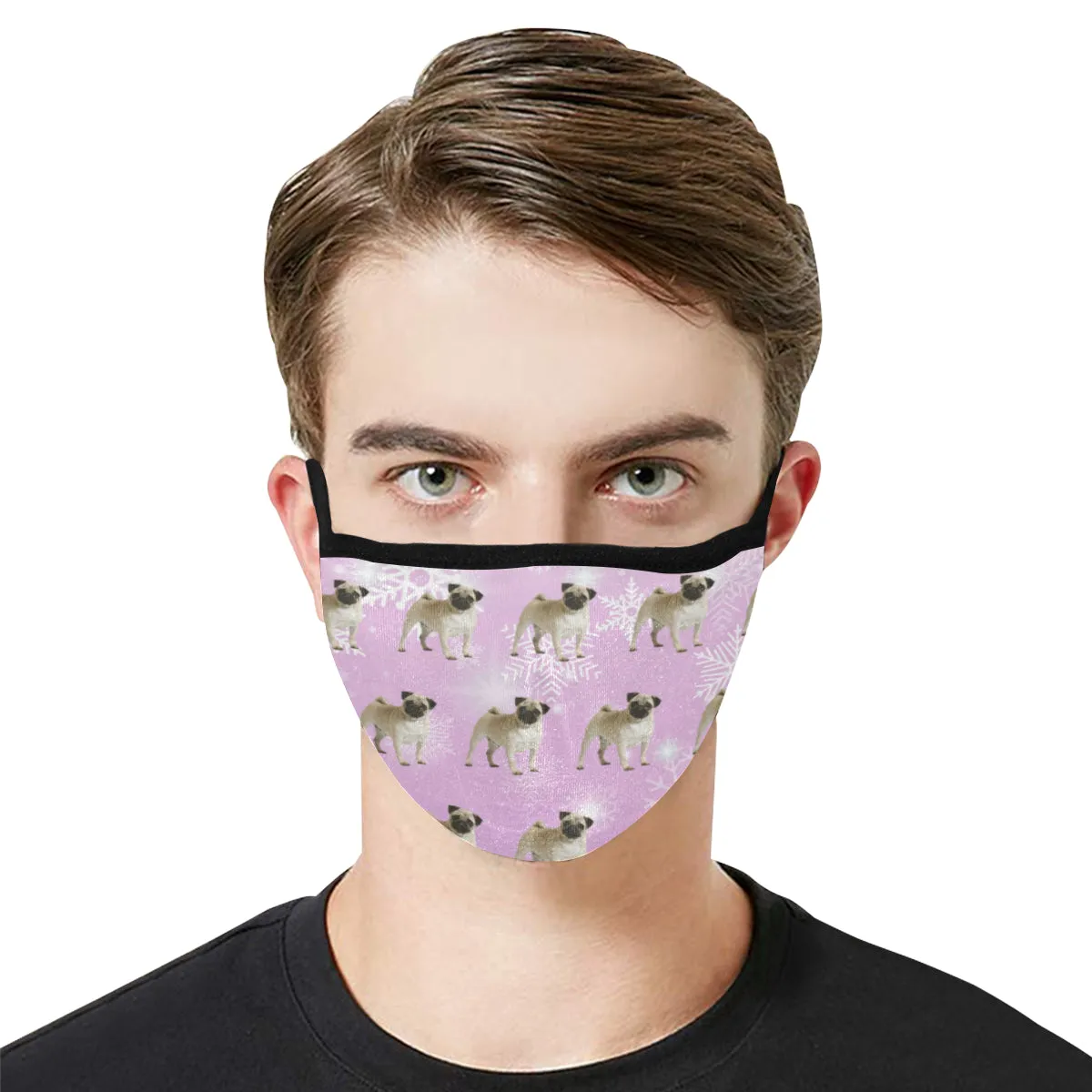 Pug Face Cover - Holiday