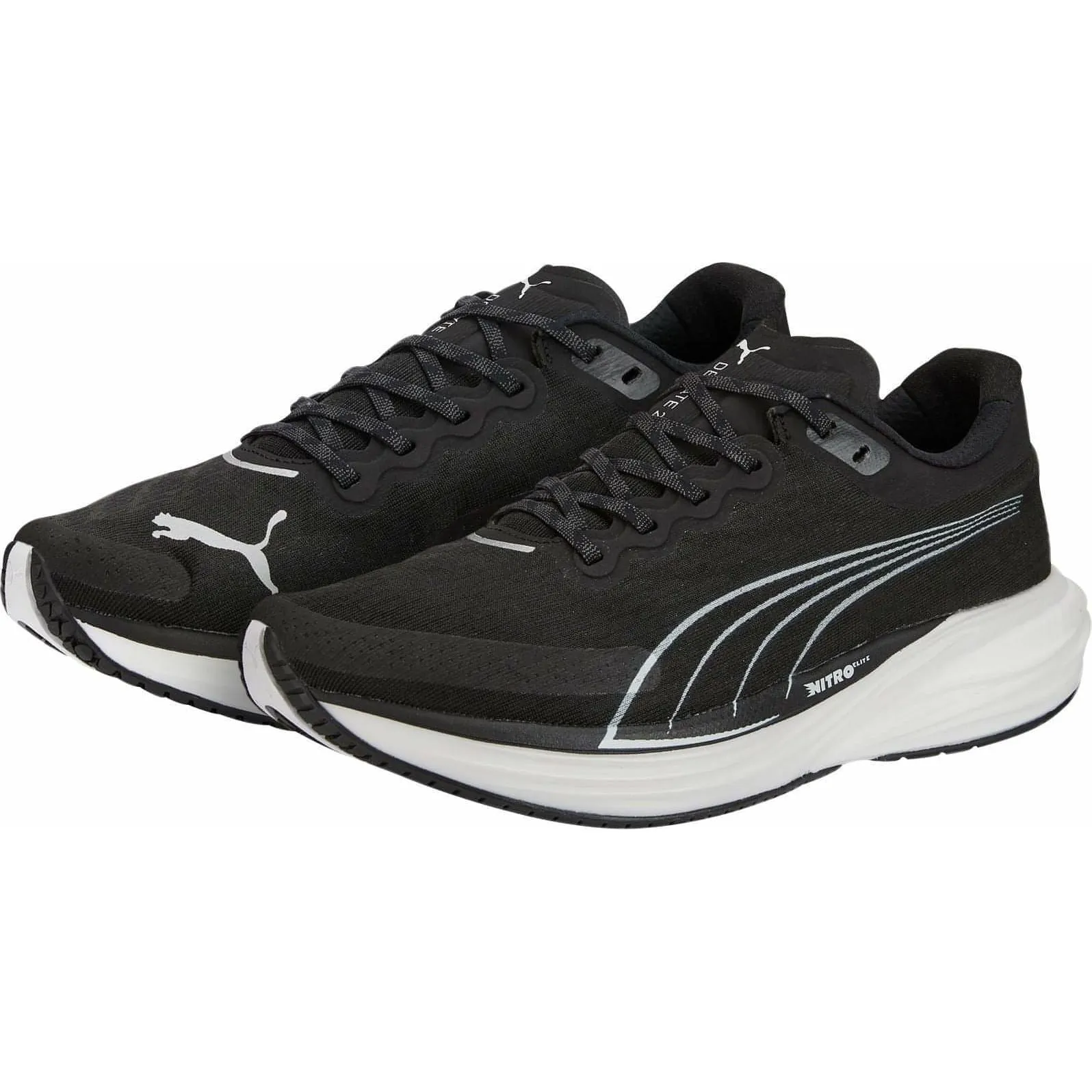 Puma Deviate Nitro 2 Mens Running Shoes - Black