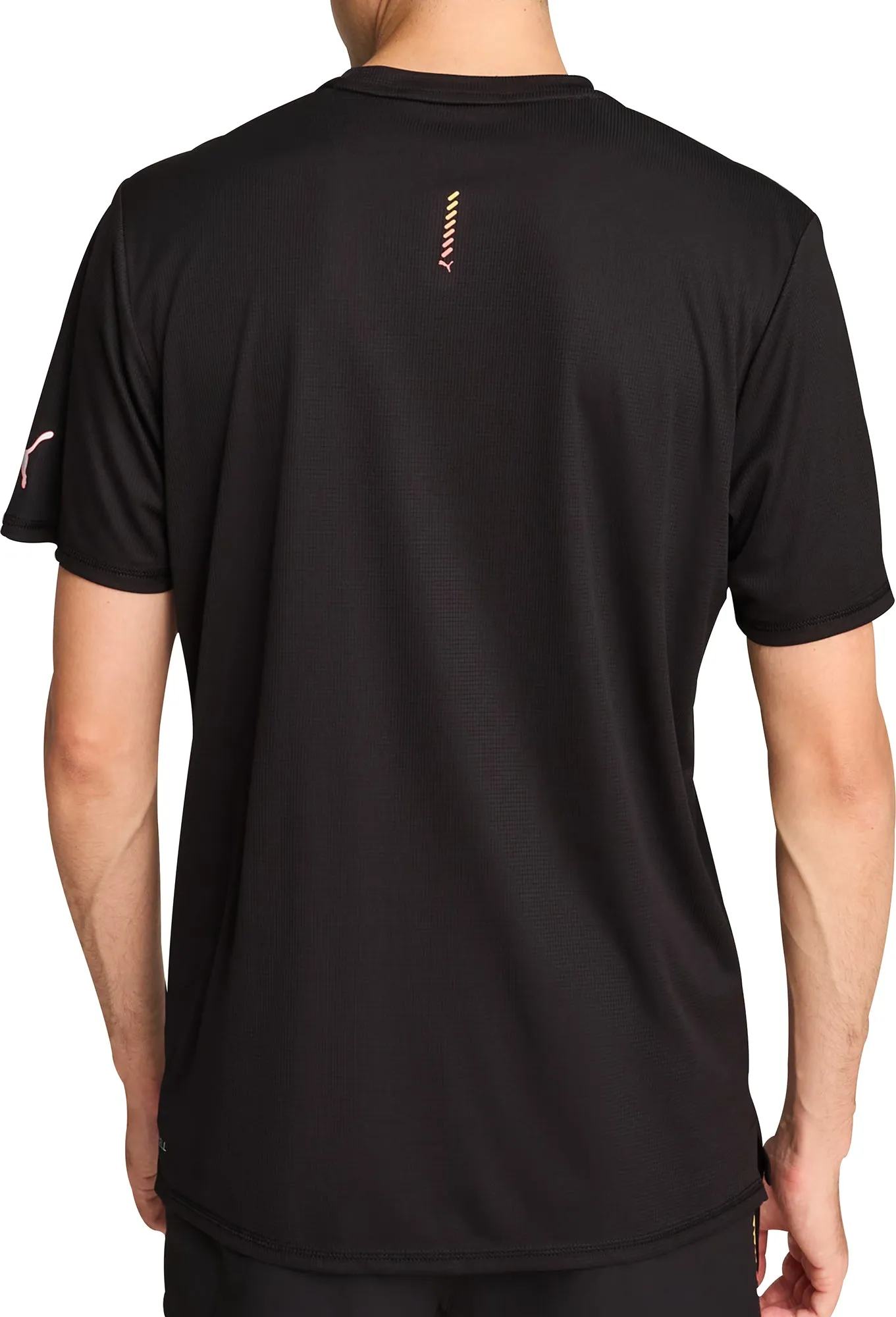 Puma Favourite Forever Faster Short Sleeve Mens Running Top - Black
