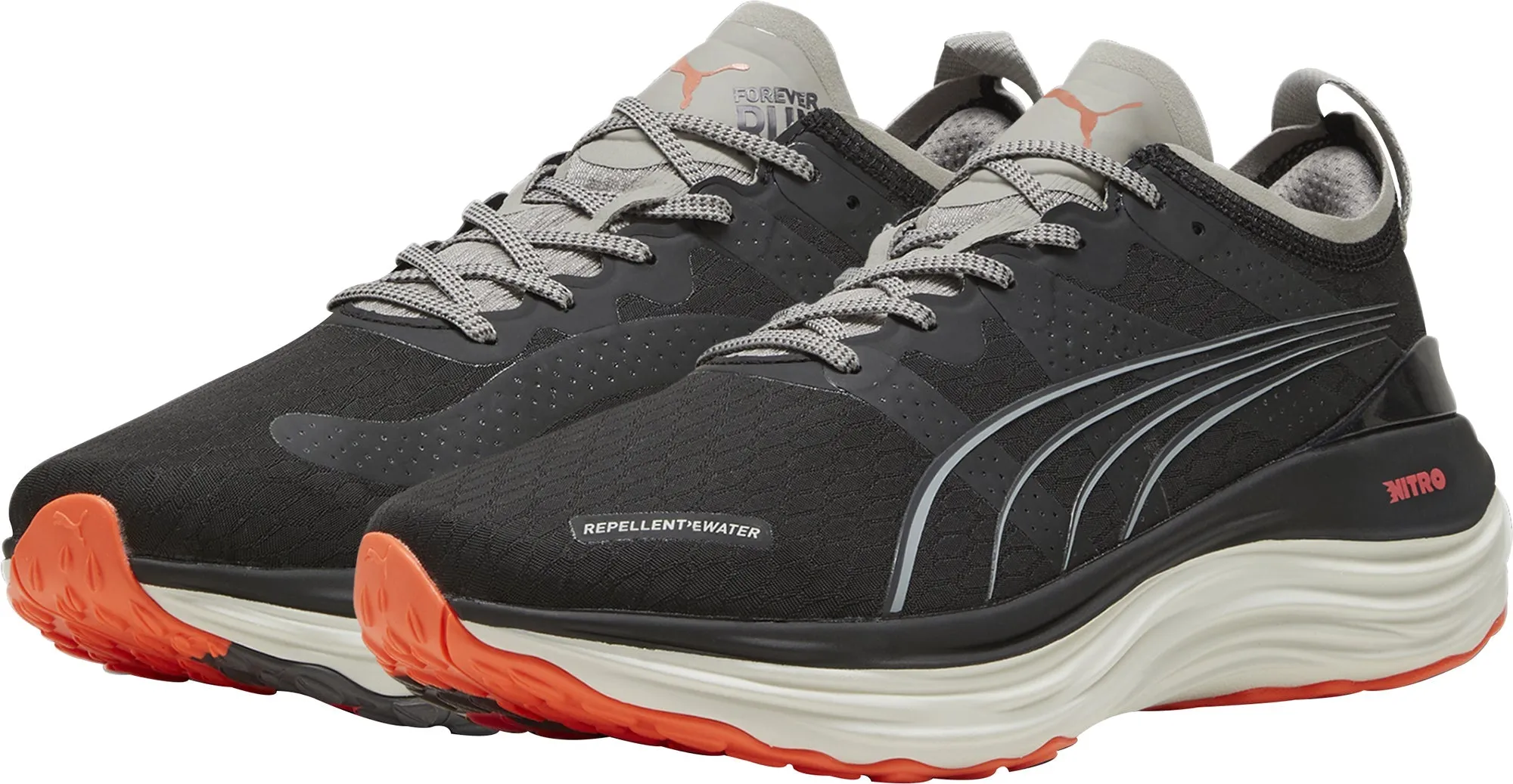 Puma ForeverRun Nitro WTR Mens Running Shoes - Black