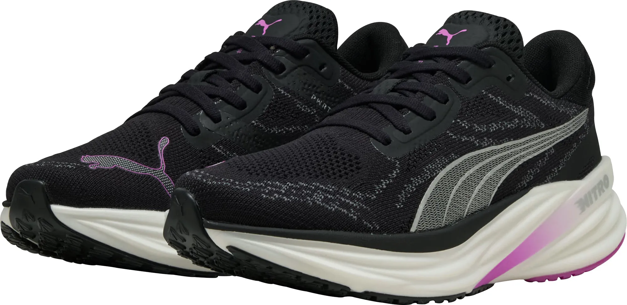 Puma Magnify Nitro 2 Womens Running Shoes - Black