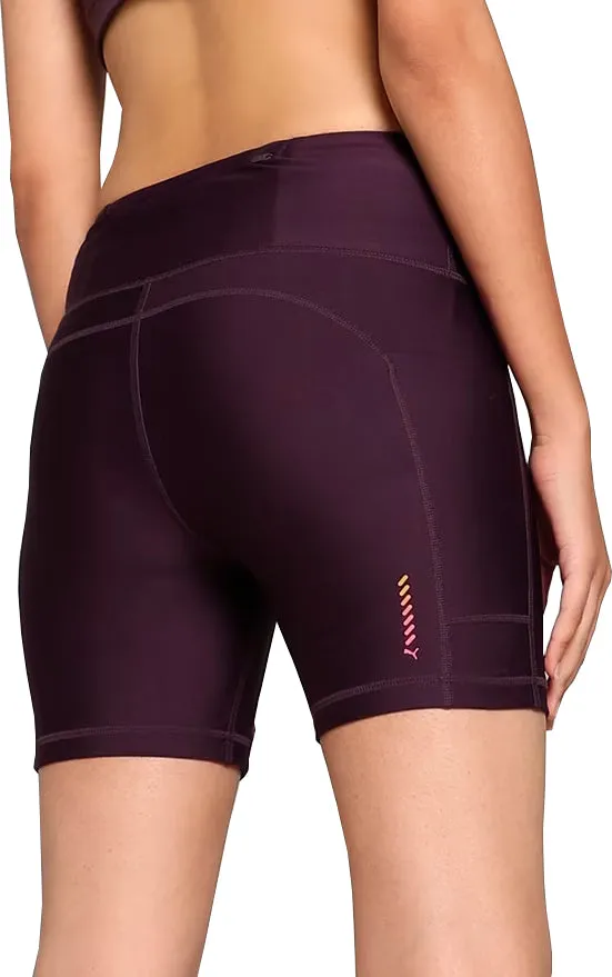 Puma Run Ultraform 6 Inch Womens Short Running Tights - Purple