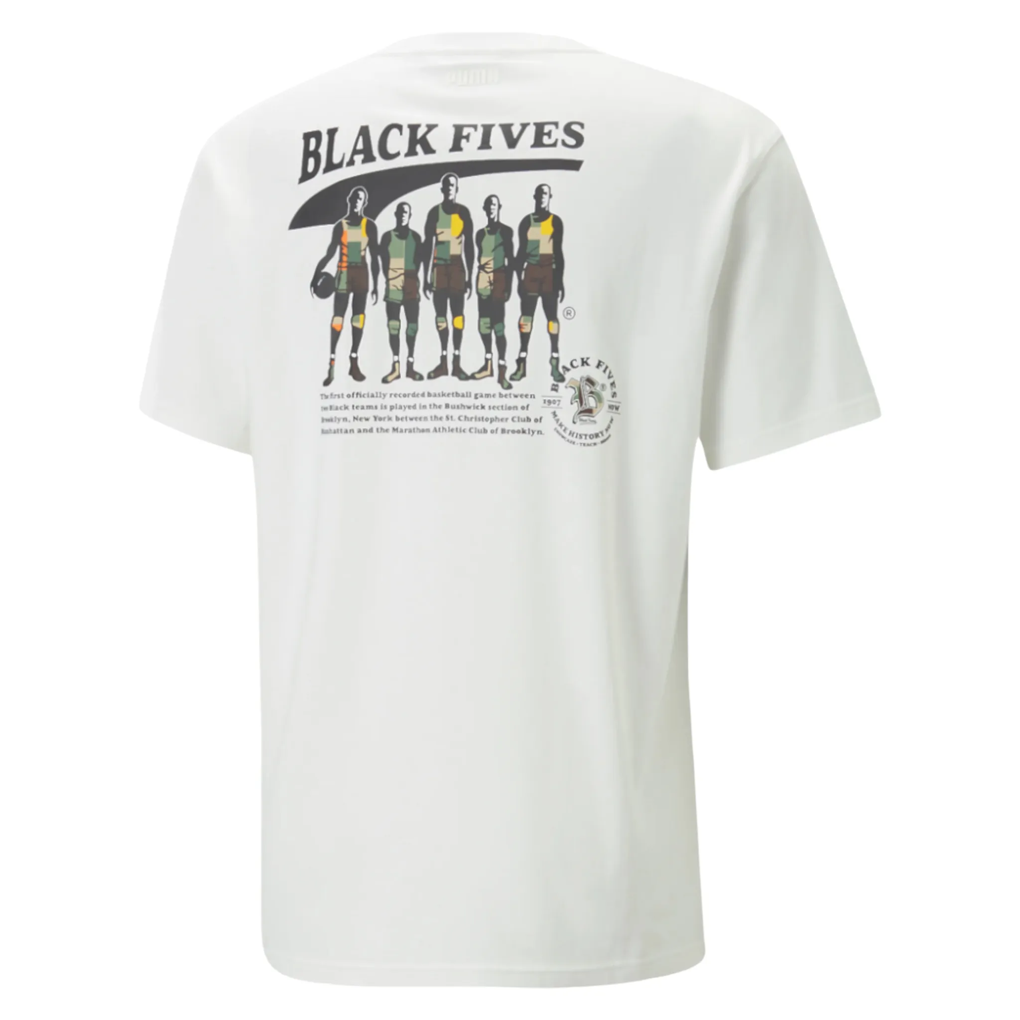 Puma Select Men's x BLACK FIVES Short Sleeve Basketball T-Shirt