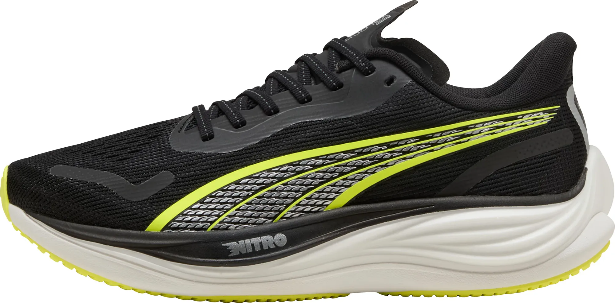 Puma Velocity Nitro 3 WIDE FIT Mens Running Shoes - Black