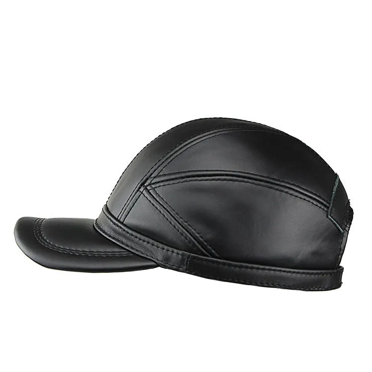 "A&W" Outdoor cowhide baseball cap