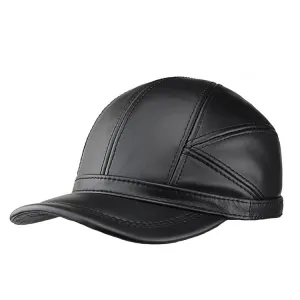 "A&W" Outdoor cowhide baseball cap