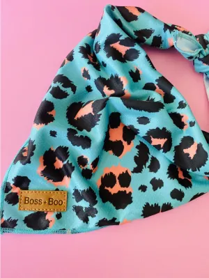 "Aqua Cheetah" Cooling Bandana