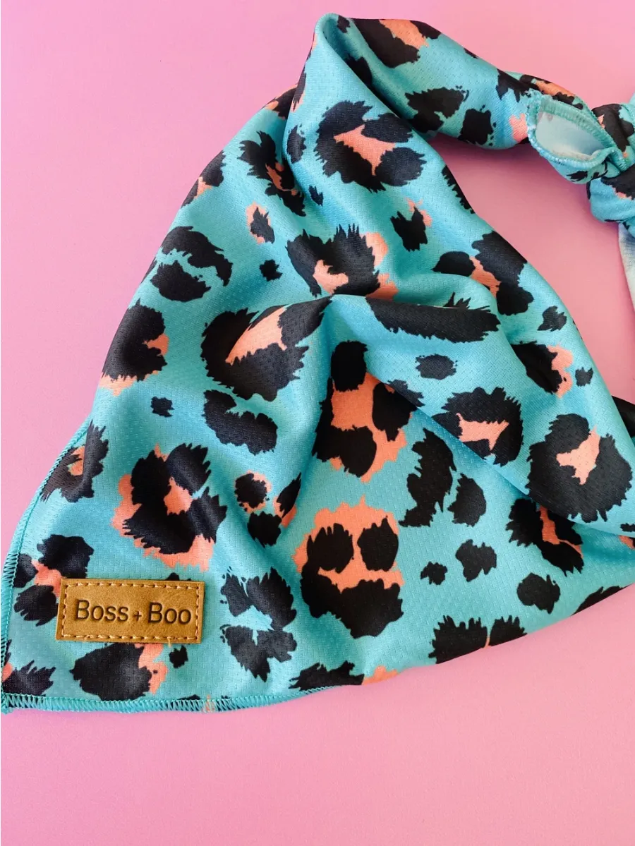 "Aqua Cheetah" Cooling Bandana