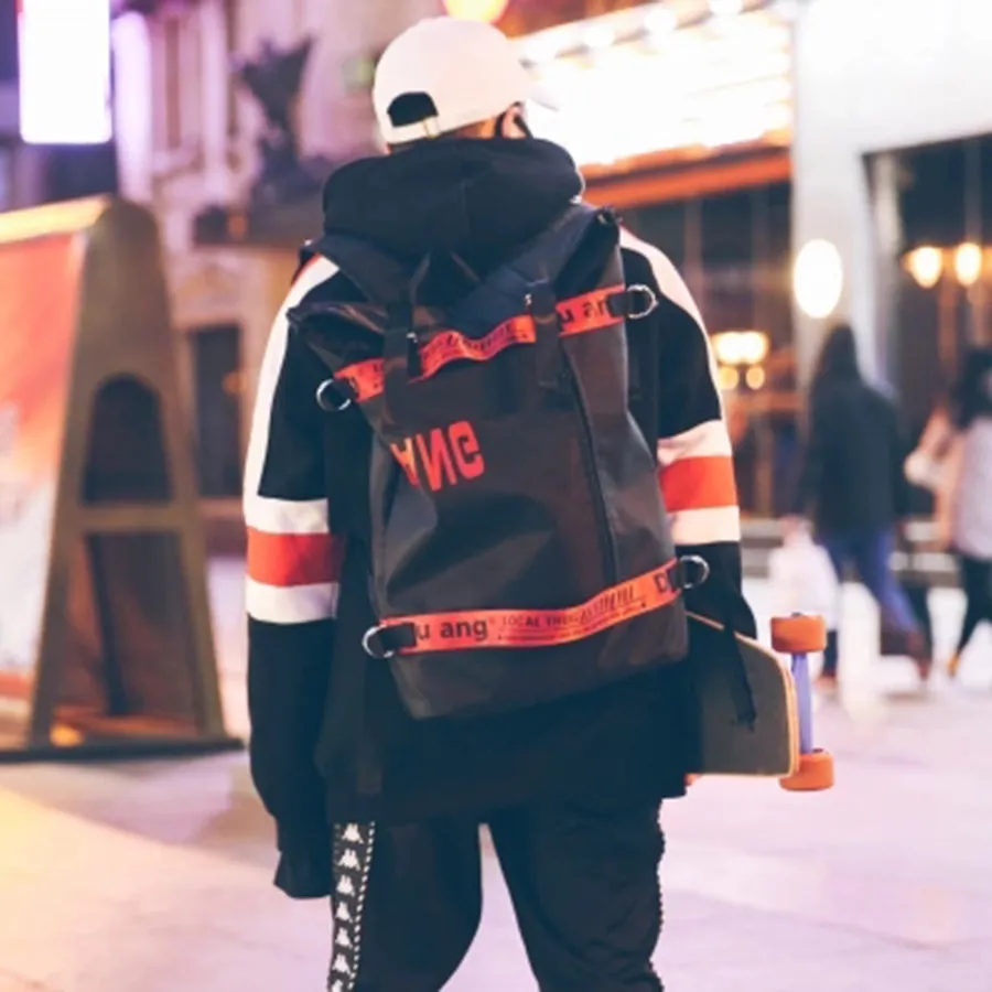 "DU ANG"  Sac à dos à Sangles Streetwear - URB1™