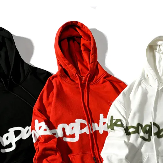 "KEEP-ON" Sweatshirt Blanc Hoodie à capuche - URB1™