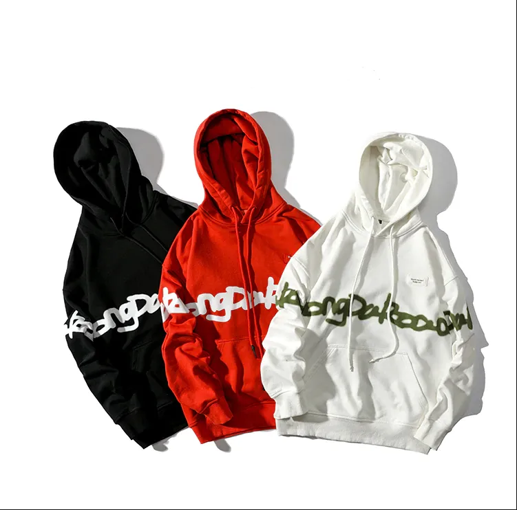 "KEEP-ON" Sweatshirt Blanc Hoodie à capuche - URB1™