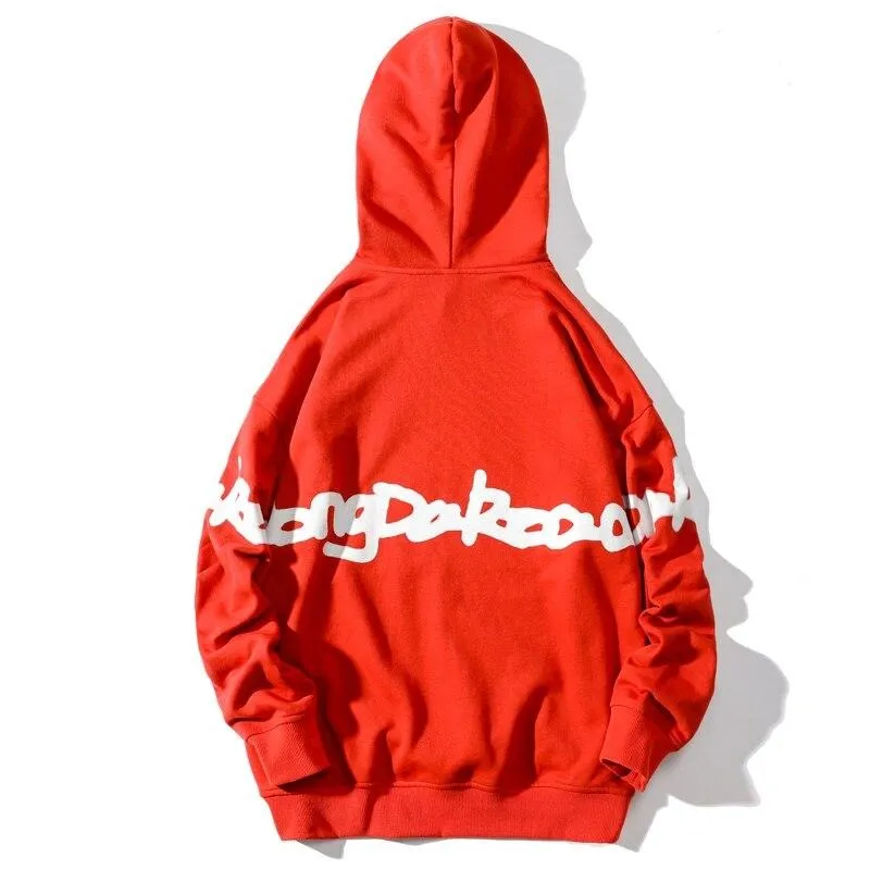 "KEEP-ON" Sweatshirt Blanc Hoodie à capuche - URB1™