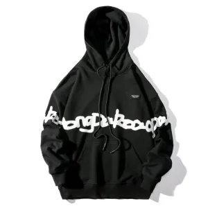 "KEEP-ON" Sweatshirt Blanc Hoodie à capuche - URB1™