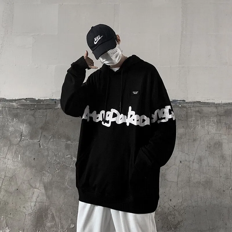 "KEEP-ON" Sweatshirt Blanc Hoodie à capuche - URB1™