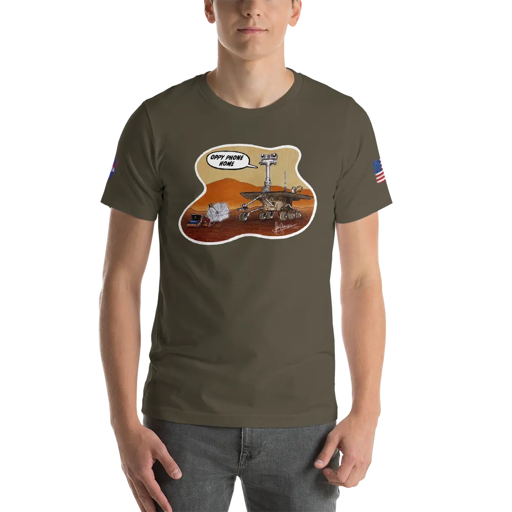 "Oppy Phone Home" T-Shirt (Adult)