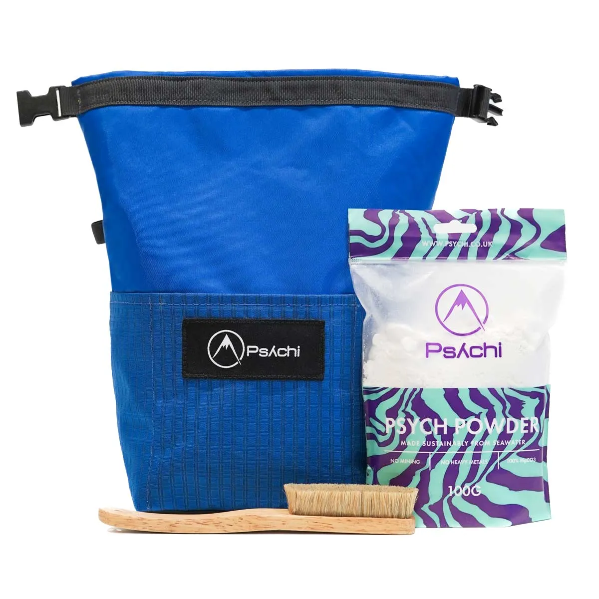 RagBag Bouldering Bucket - Checkered Blue & Blue