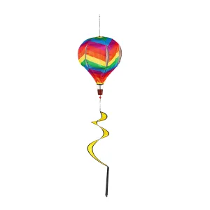Rainbow Chevron Burlap Balloon Spinner,45bb626