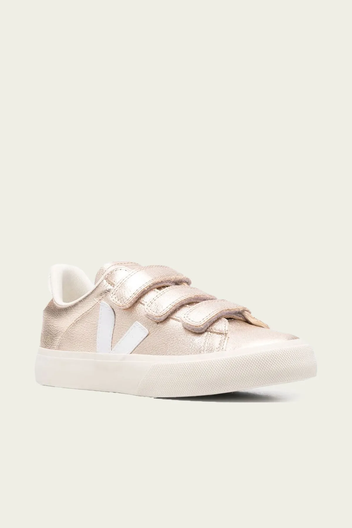Recife Chromefree Leather Sneaker in Platine White