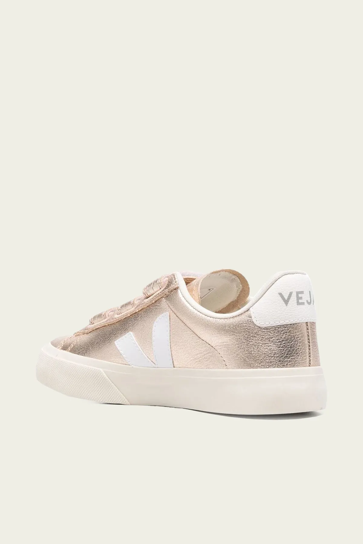Recife Chromefree Leather Sneaker in Platine White