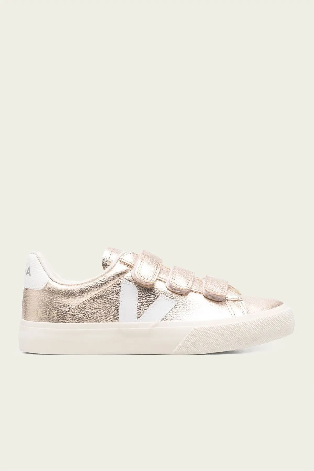 Recife Chromefree Leather Sneaker in Platine White