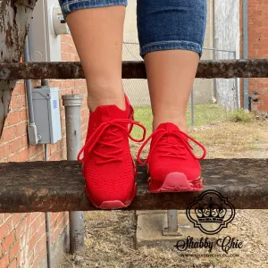 Red Tennis Shoe