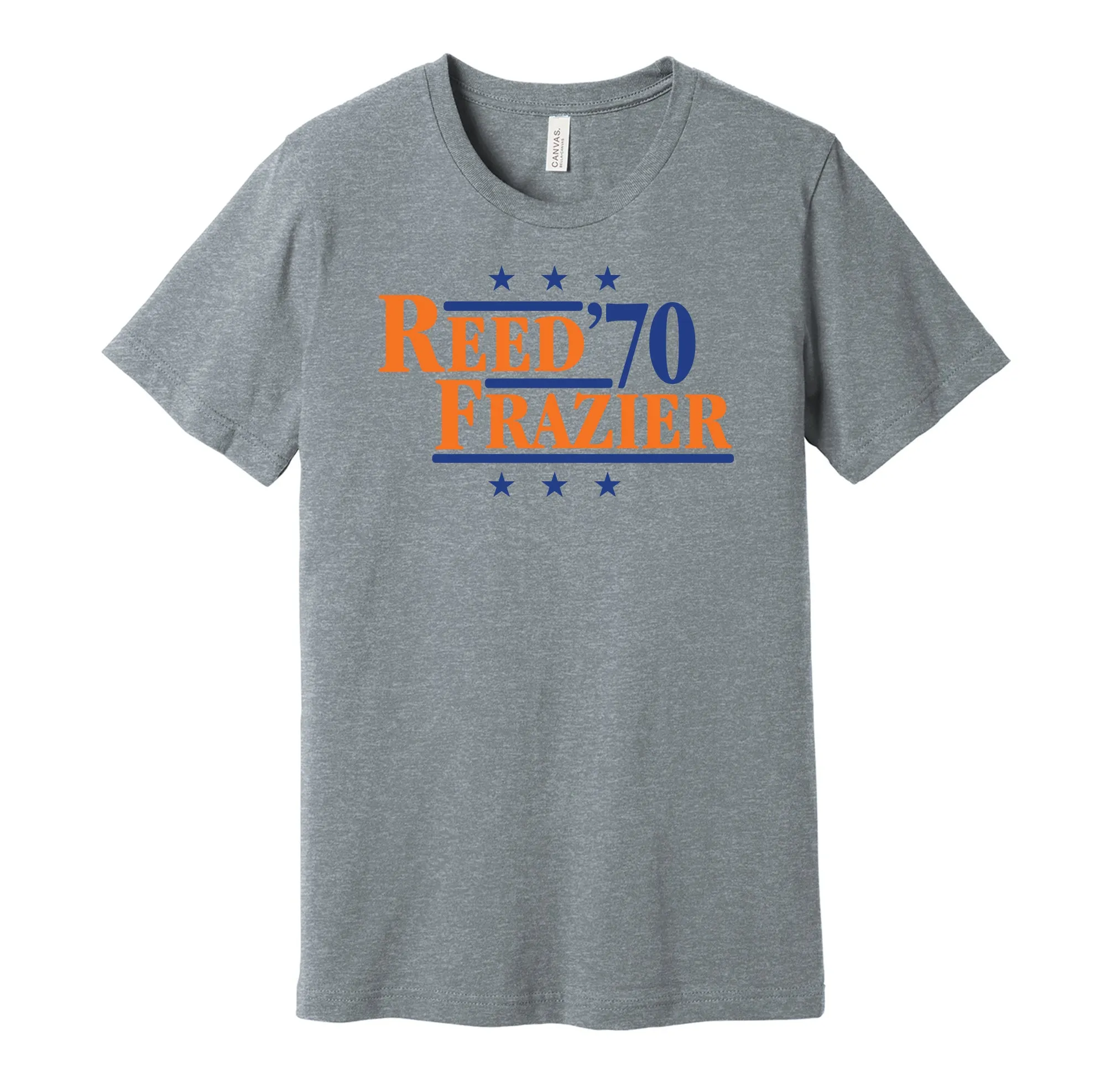 Reed & Frazier '70 - New York Basketball Legends Political Campaign Parody T-Shirt - Hyper Than Hype Shirts