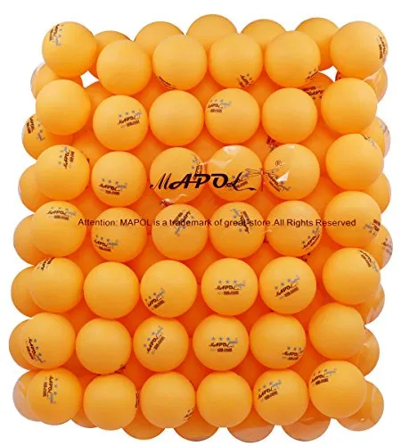 REGAIL 100 Yellow Regail 3-star 40mm Table Tennis Balls Advanced Training Ping Pong Balls