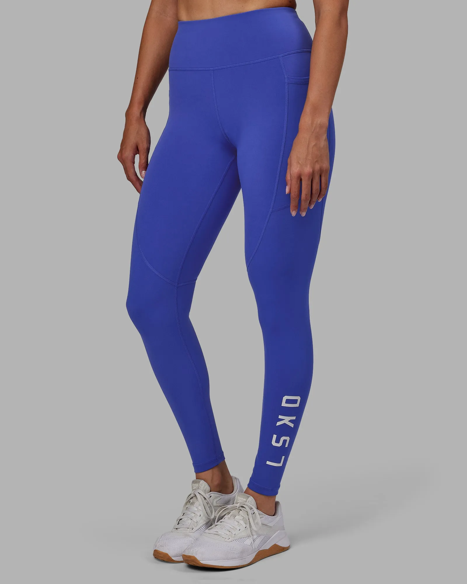 Rep Full Length Tight - Power Cobalt-White