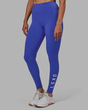 Rep Full Length Tight - Power Cobalt-White