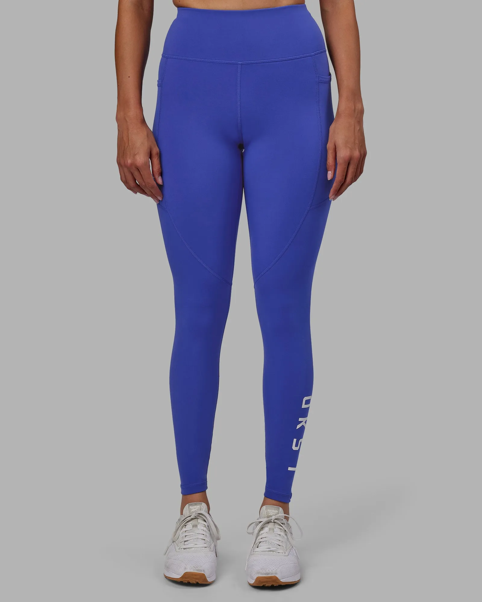 Rep Full Length Tight - Power Cobalt-White