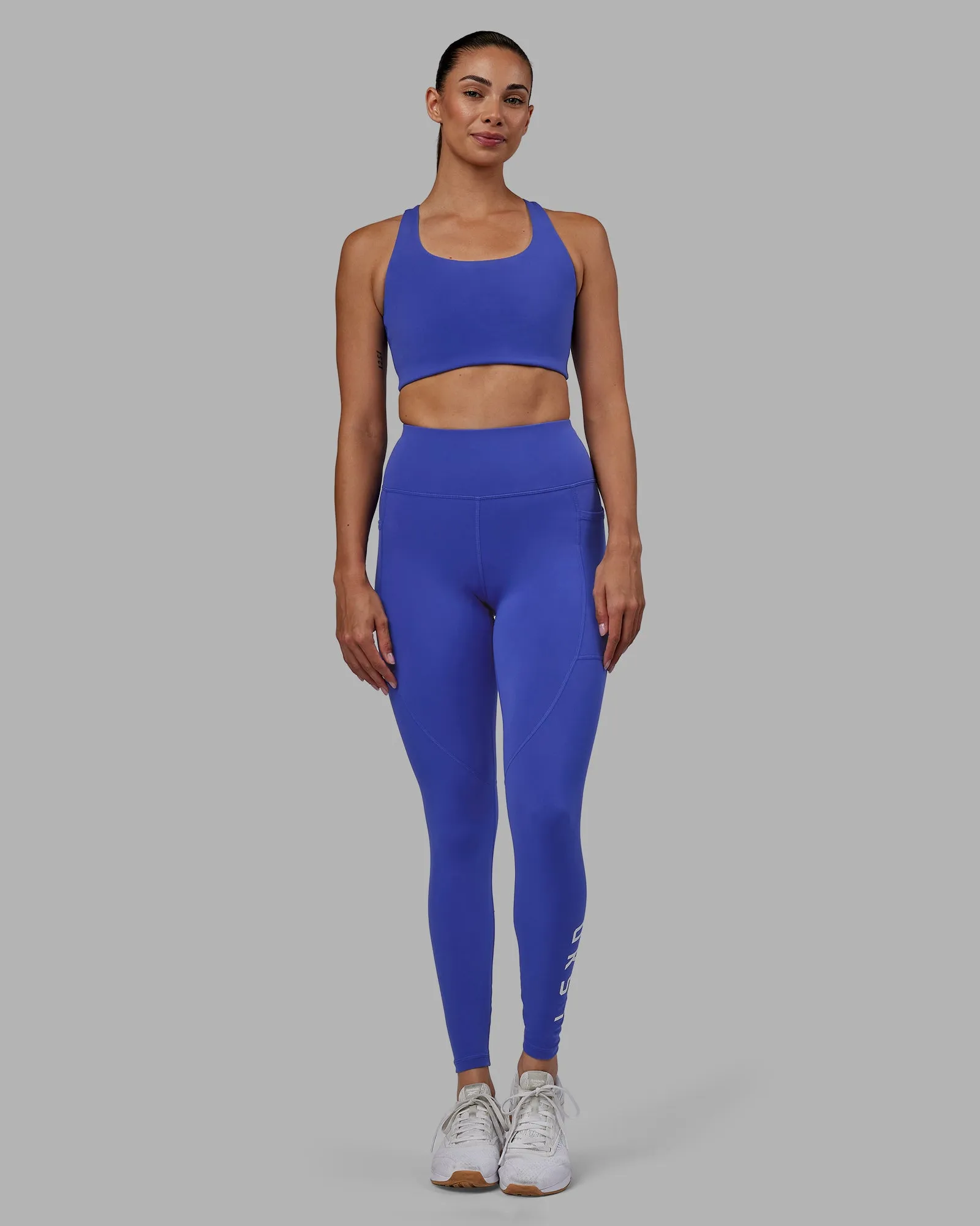 Rep Full Length Tight - Power Cobalt-White