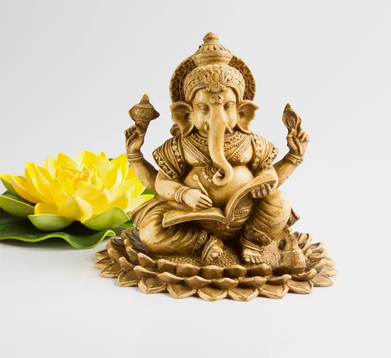 Resin Ganesh Statue Handmade in Nepal