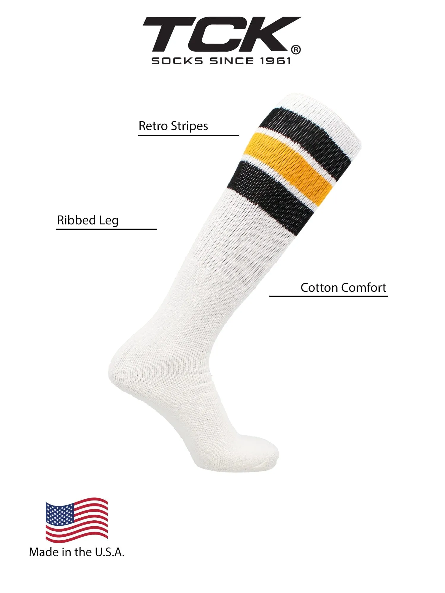 Retro 3 Stripe OTC Tube Socks