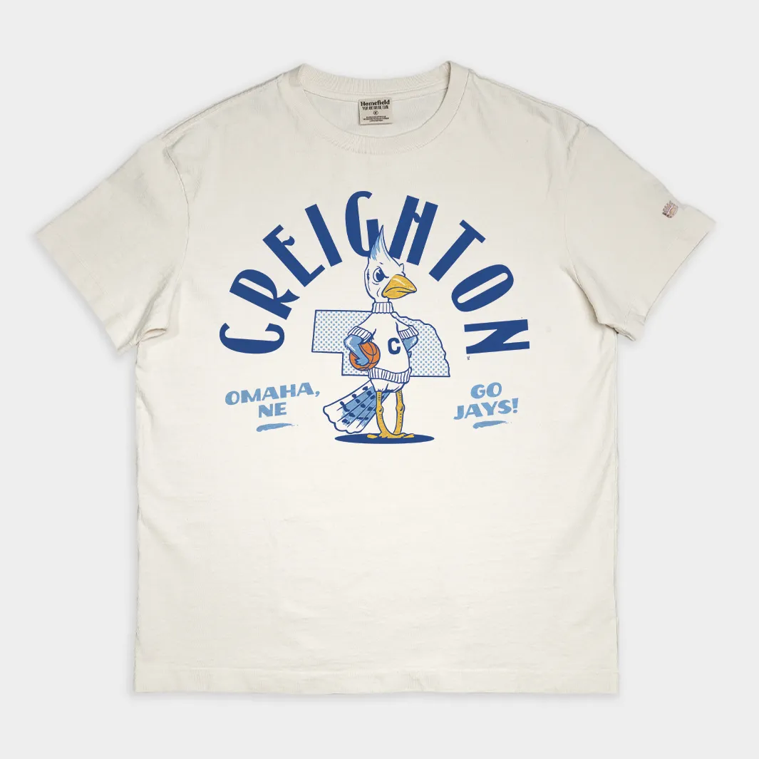 Retro Creighton Bluejays Basketball Tee