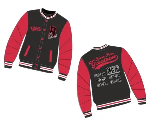 RETRO LABEL Learn from Greatness SATIN JACKET (RETRO 12s flu game)