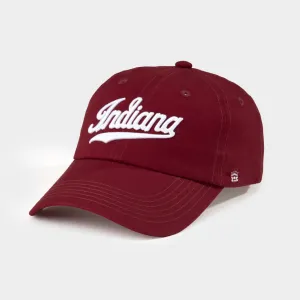 Retro Script "Indiana" Warmup Dad Hat