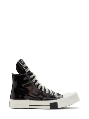 RICK OWENS DRKSHDW Black Converse Edition Turbodrk Chuck 70 Hi Sneakers