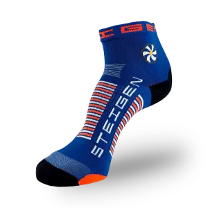 Royal Blue Running Socks ¼ Length