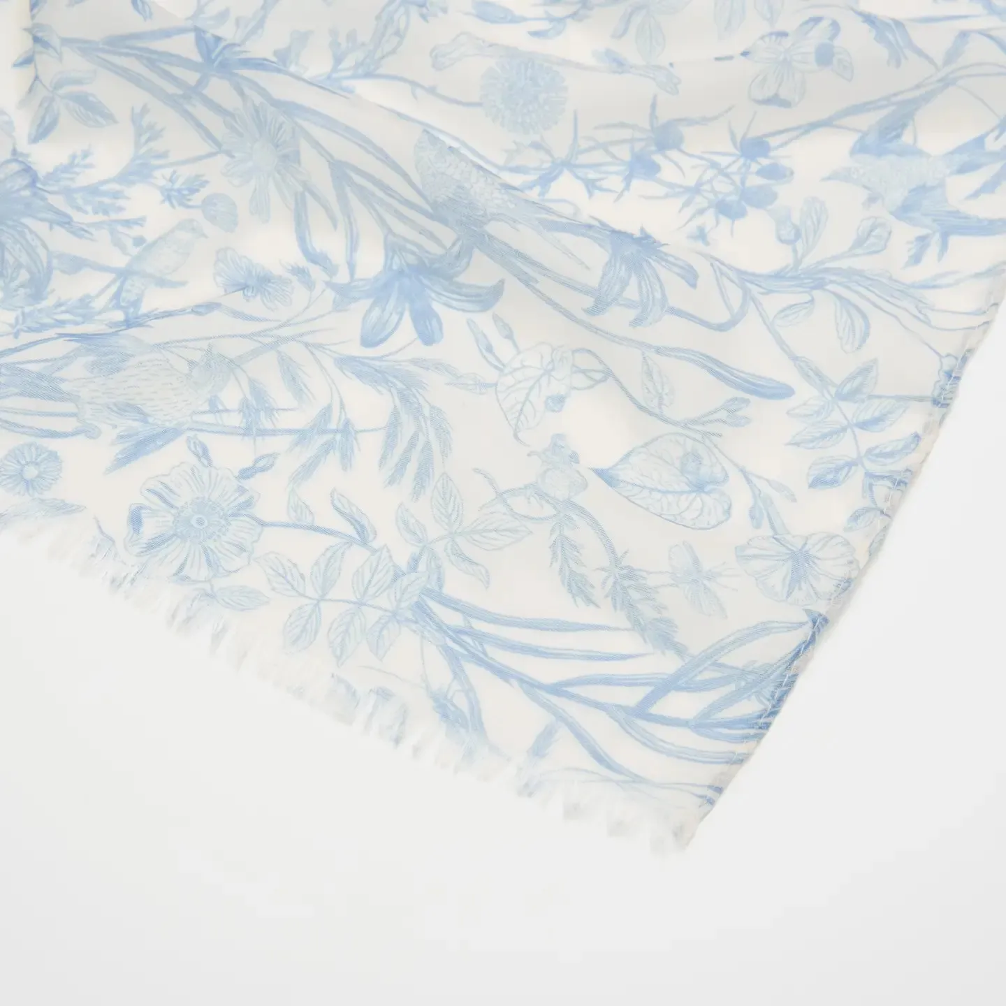 running bunny blue lightweight scarf