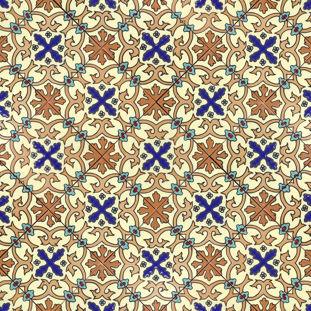 Santa Barbara Ceramic Decorative Tile: Cordova