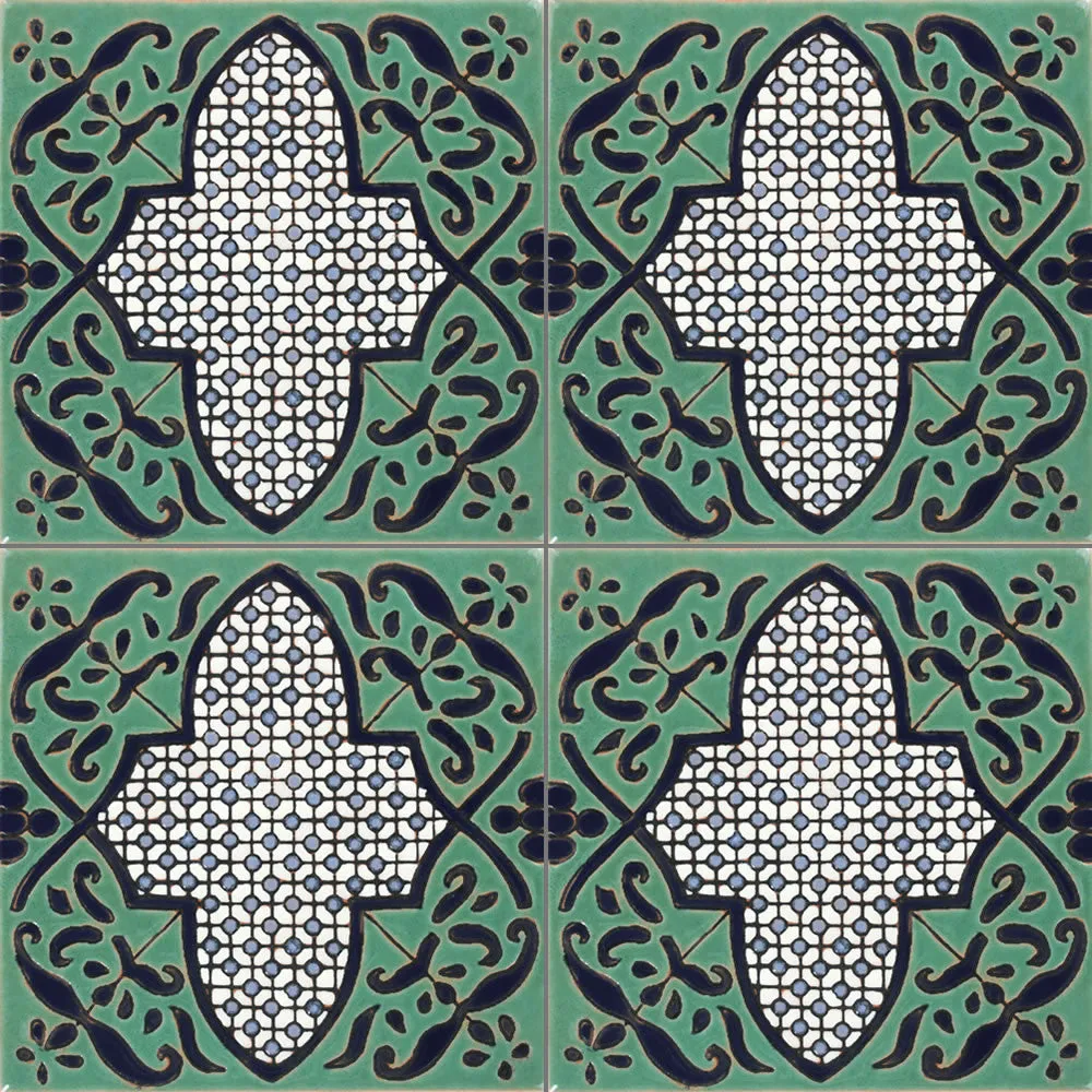 Santa Barbara Ceramic Decorative Tile: Giralda Gloss