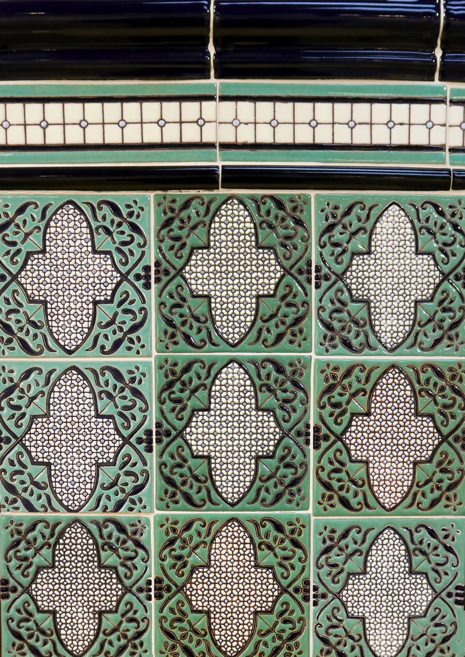 Santa Barbara Ceramic Decorative Tile: Giralda Gloss