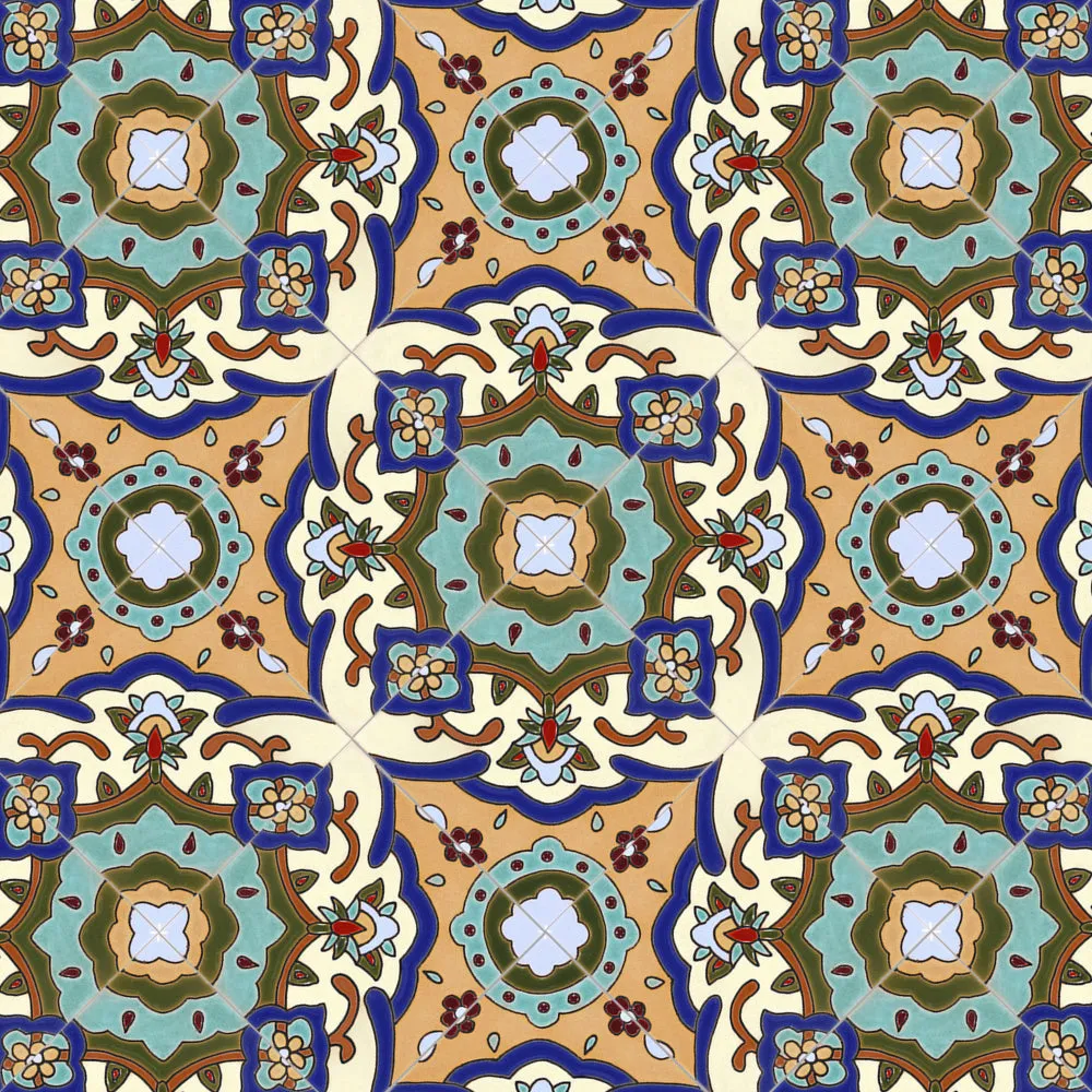 Santa Barbara Ceramic Decorative Tile: Santa Barbara