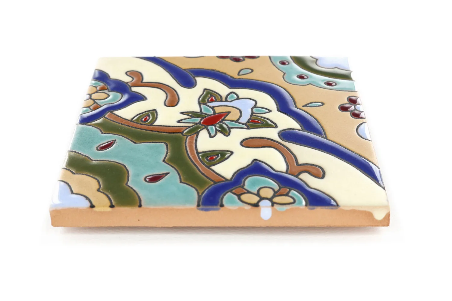 Santa Barbara Ceramic Decorative Tile: Santa Barbara