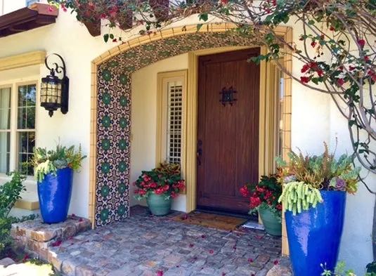 Santa Barbara Ceramic Decorative Tile: Santa Barbara