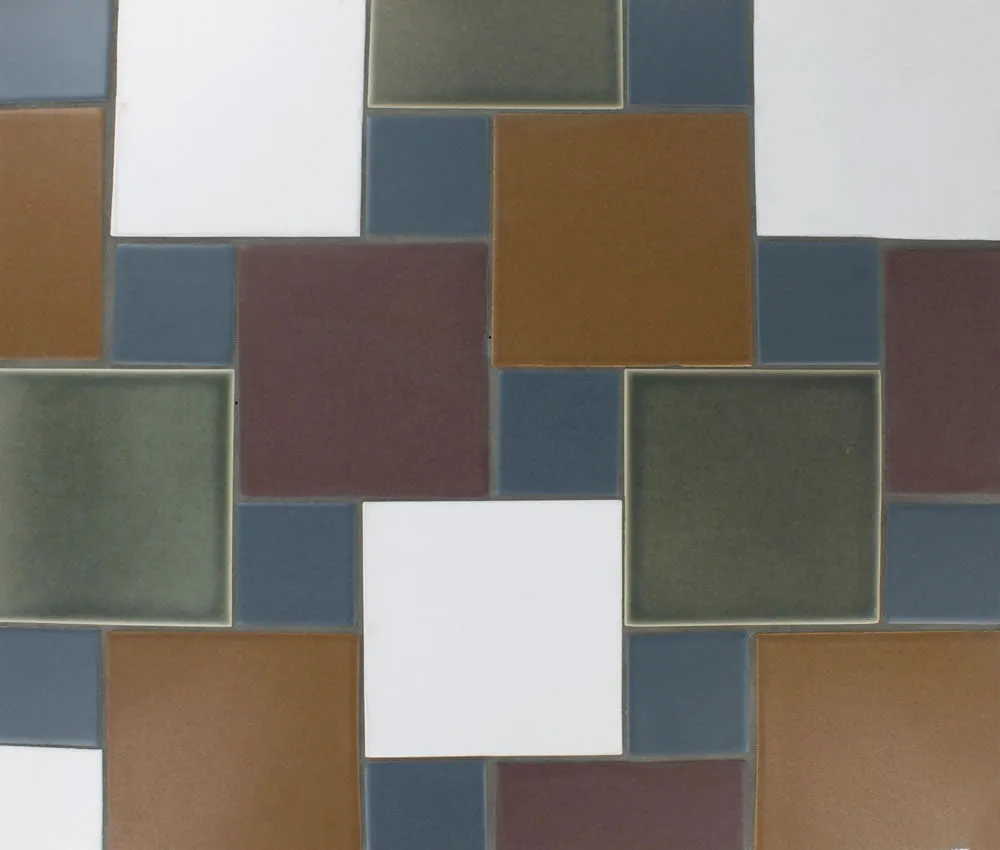 Santa Barbara Ceramic Solid Tile: Charcoal Green Matte
