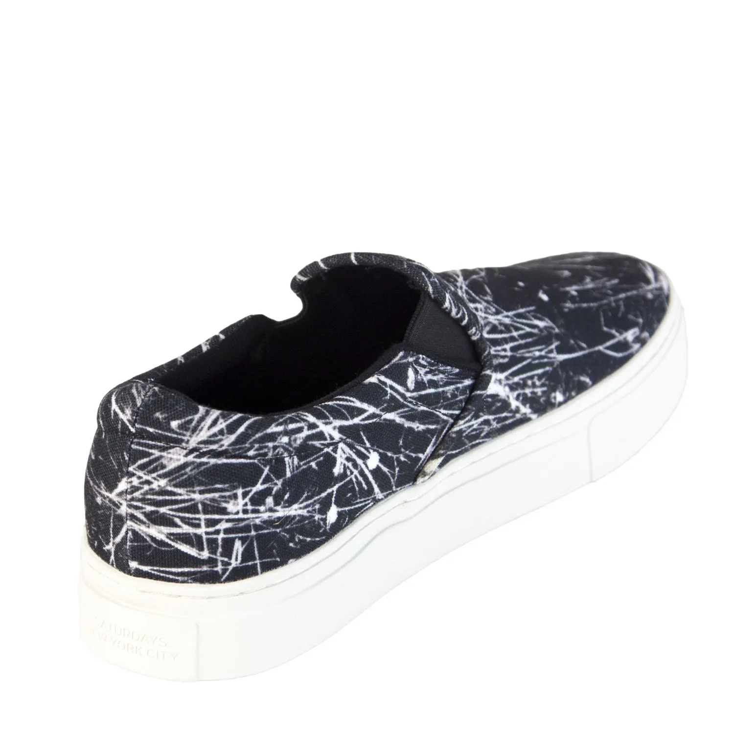 SATURDAYS NYC Men's Black Vass Rentao Sneakers 315VASSREN $175 NEW